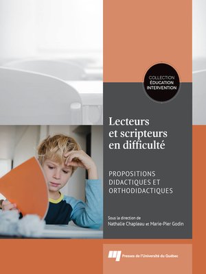 cover image of Lecteurs et scripteurs en difficulté